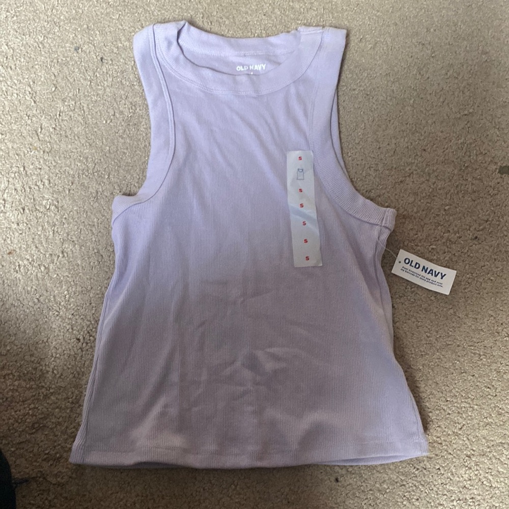 Old Navy small purple ribbed top 💜